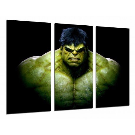 MULTI Wood Printings, Picture Wall Hanging, Hulk, Superheroe, Comic