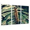 Cuadro Moderno Fotografico base madera, Tigre de Vengala en el Rio