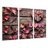 MULTI Wood Printings, Picture Wall Hanging, Love Vintage, Love,  Heartes