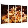 MULTI Wood Printings, Picture Wall Hanging, Variety of Breads, Bakery, Cake Shop, Pan