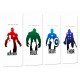 Cuadro Moderno Fotografico base madera,Iron Man,Hulk,Capitan America y Thor,Los Vengadores,The Avengers