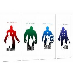 MULTI Wood Printings, Picture Wall Hanging,Iron Man,Hulk,Capitan America and Thor,The Avengers,The Avengers