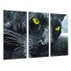 MULTI Wood Printings, Picture Wall Hanging, Jaguar, Panter, Animal