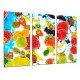 MULTI Wood Printings, Picture Wall Hanging, Fruits, Tutifruti, Macedonia