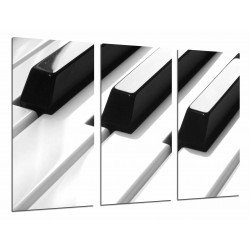 MULTI Wood Printings, Picture Wall Hanging, Keys of Piano