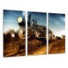 MULTI Wood Printings, Picture Wall Hanging, Locomotive Vintage,Tren old, railway