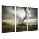 MULTI Wood Printings, Picture Wall Hanging, Landscape Nature of Storm, Twister