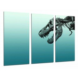 MULTI Wood Printings, Picture Wall Hanging, Decoration Original, Dinosaur, Skeleton, Rex