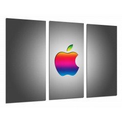 MULTI Wood Printings, Picture Wall Hanging, Logo Apple Colors, Technology, Apple