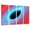 MULTI Wood Printings, Picture Wall Hanging, Sky, Hold  Black, Astronomy, Planet