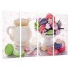 Cuadro Moderno Fotografico base madera,Decoracion de Teteria, Cafeteria, Pasteleria, Macarons