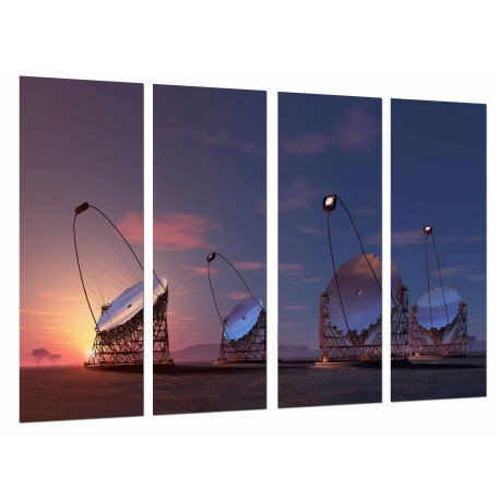 MULTI Wood Printings, Picture Wall Hanging, Landscape Sky Sunset, Astrophysics, Canarias, Spain