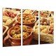 Cuadro Moderno Fotografico base madera, Cocina, Tienda Comestibles, Frutos Secos Almendras