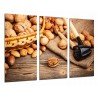 Cuadro Moderno Fotografico base madera, Cocina, Tienda Comestibles, Frutos Secos Nueces