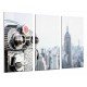 Cuadro Moderno Fotografico base madera, Paisaje ciudad Rascacielos Nueva York, Mirador