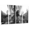 Cuadro Moderno Fotografico base madera, Barco Antiguo, Helices Gigantes, Vintage cine Titanic