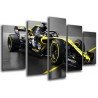 Cuadro Moderno Fotografico base madera, Coche Formula 1, Renault R.S.18 2018, Carlos Sainz, Hulkenberg
