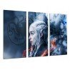 Cuadro Moderno Fotografico de madera, Serie, Juego de Tronos, Daenerys Targaryen, Khaleesi, Hbo, George R. R. Martin