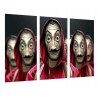 Cuadro Moderno Fotografico de madera, Serie, La casa de papel, Fábrica Nacional de Moneda, España