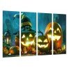 Cuadro Moderno Fotografico de madera, Halloween, Calabazas, 1 Noviembre, Disfraces, Noche Brujas, Truco o trato