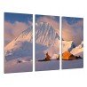 Cuadro Moderno Fotografico de madera, Montaña, Alpamayo, Escalada, Perú, Los Andes