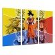 Cuadro Moderno Fotografico de madera, Vídeo juego, Dragon Ball, Son Goku,