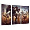 Cuadro Moderno Fotografico de madera, Vídeo juego, BattleTech, Transformed