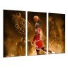 Cuadro Moderno Fotografico de madera, Deporte, Baloncesto, Chicago bull, Jordan, 23, NBA, Nike
