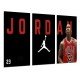 Cuadro Moderno Fotografico de madera, Deporte, Baloncesto, Chicago bull, Jordan, 23, NBA, Jumpman