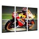 Cuadro Moderno Fotografico de madera, Deportes , Motor, 93, Wallpaper, Marck Marquez