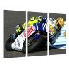 Cuadro Moderno Fotografico de madera, Deportes, Moto GP, Velentino Rossi, Fiat, 46