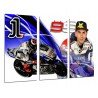 Cuadro Moderno Fotografico de madera, Deportes, Moto Gp, Jorge Lorenzo, Wallpaper, Fiat 99