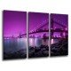 MULTI Wood Printings, Picture Wall Hanging, City San Francisco