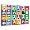 Cuadro Moderno Fotografico base madera, Star Wars, Ejercito Darth vader