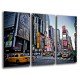 Cuadro Moderno Fotografico base madera, Ciudad Nueva York, New York, Taxi, Manhattan