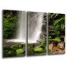 Cuadro Moderno Fotografico base madera, Paisaje Cascada en Bosque