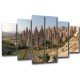 MULTI Wood Printings, Picture Wall Hanging, Landscape Capadocia, Cappadocia