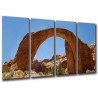 Cuadro Moderno Fotografico base madera, Desierto, Puente Arcoiris