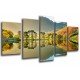 MULTI Wood Printings, Picture Wall Hanging, Landscape Lake Buttermere