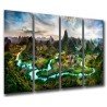 MULTI Wood Printings, Picture Wall Hanging, Mountains of Guilin, China