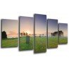 Cuadro Moderno Fotografico base madera, Paisaje de Cultivo de Estados Unidos