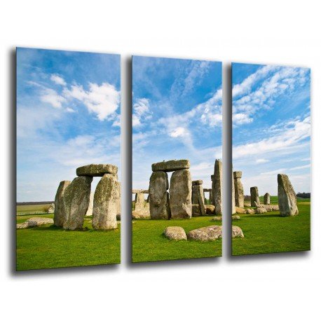 MULTI Wood Printings, Picture Wall Hanging, Landscape Stonehenge, Inglaterra