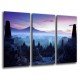 MULTI Wood Printings, Picture Wall Hanging, Temples of Tailandia, atardecer
