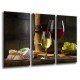 MULTI Wood Printings, Picture Wall Hanging, Wine Cellar, Cup of Red Wine of Rioja