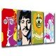 MULTI Wood Printings, Picture Wall Hanging, The Beatles Abstract, John Lennon, Paul Mccartney