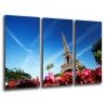 MULTI Wood Printings, Picture Wall Hanging, Landscape, Paris, France