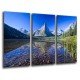 MULTI Wood Printings, Picture Wall Hanging, Landscape in Lake, Nature