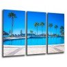 Cuadro Moderno Fotografico base madera, Paisaje Paraiso Tropical