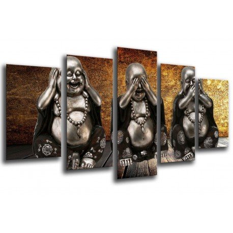 MULTI Wood Printings, Picture Wall Hanging, Buda Buddha, relaxation, Relax, Zen