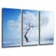 MULTI Wood Printings, Picture Wall Hanging, Landscape Winter, Tree Nevado